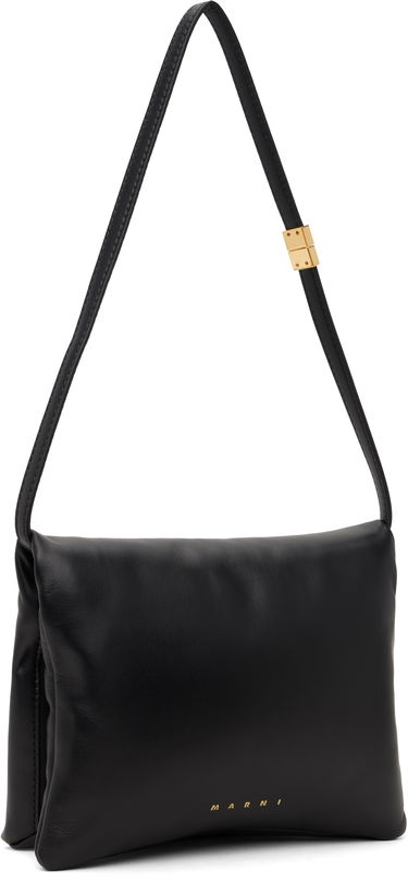 Handväska Marni Marni Soft Calf Leather Pochette Bag Svart | PHMO0032U0P529800N99, 2