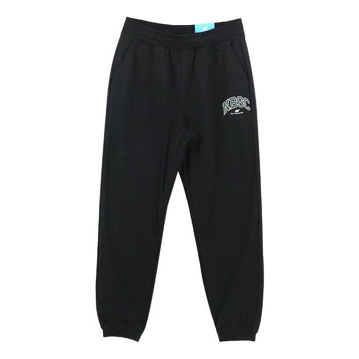 Träningsbyxor New Balance NBSC Logo Sweatpants Svart | 6LC44363-BK