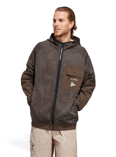 Jacka adidas Performance Terrex x and wander Fleece Jacket Brun | HR7140