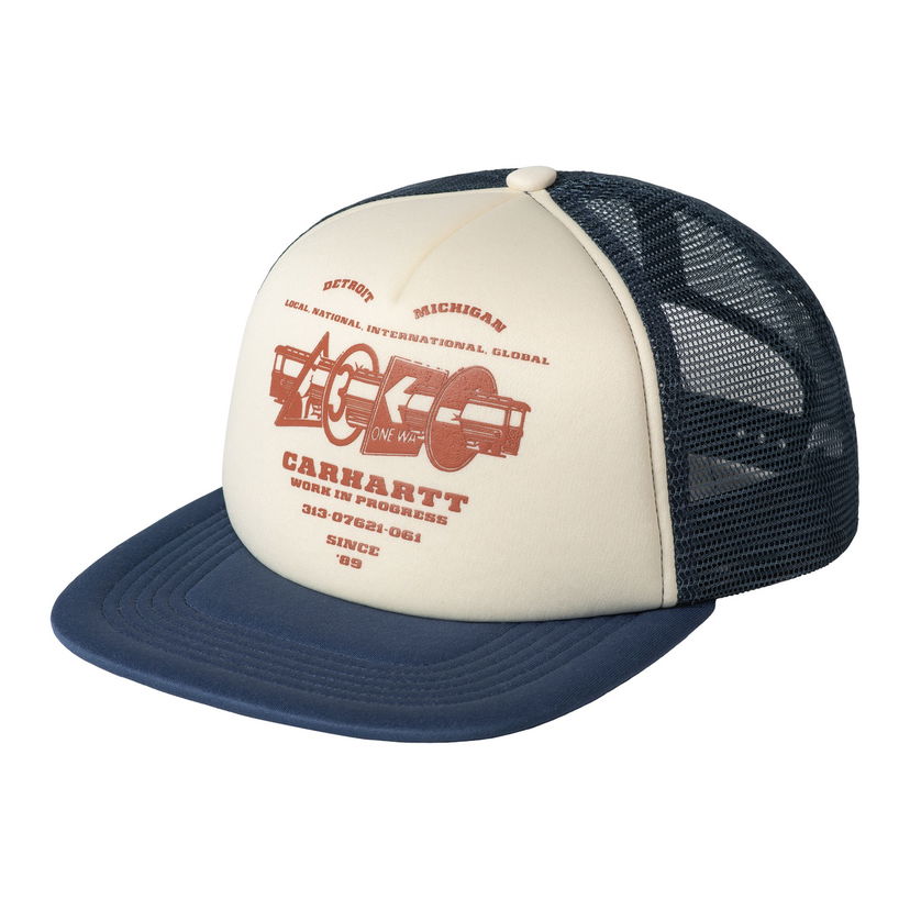Keps Carhartt WIP Runaway Trucker Cap Blå | I034358_1