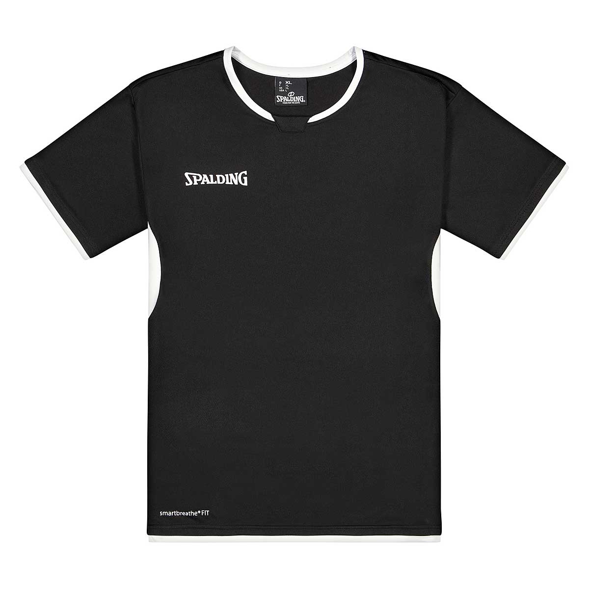 T-shirt Spalding Shooting Black T-Shirt Svart | 40221409-BK/WH, 0