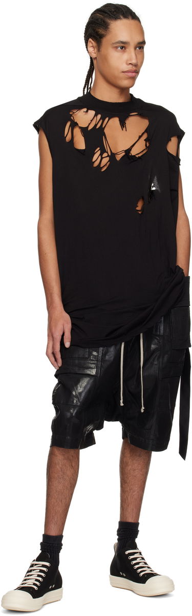 Shorts Rick Owens Rick Owens DRKSHDW Hollywood Creatch Cargo Pods Shorts Svart | DU01E3382 SCF, 3