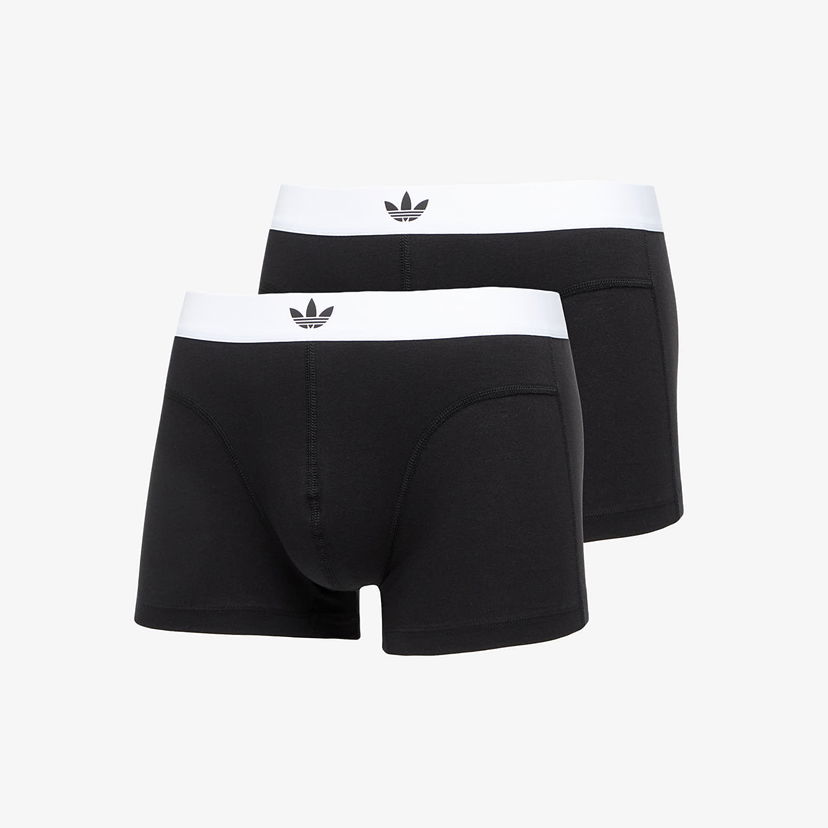 Boxare adidas Originals adidas Comfort Flex Cotton Body Lines Trunk 2-Pack Svart | 4AR005-000