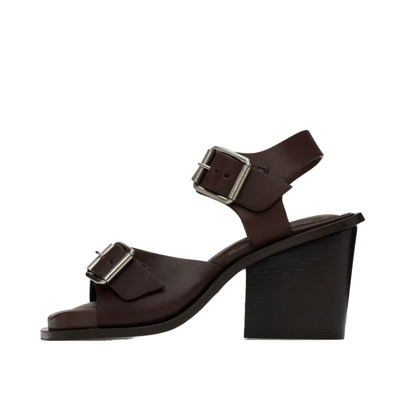 Sneakers och skor LEMAIRE Square Heeled Sandals Brun | FO0024 LL196