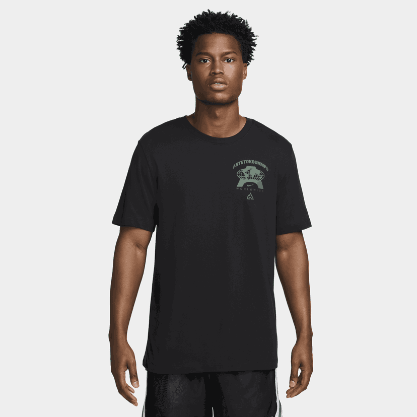 T-shirt Nike M90 Giannis Svart | FV8408-010