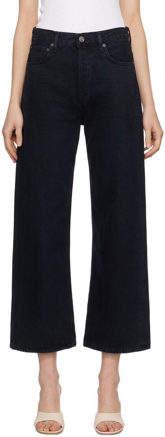 Jeans AGOLDE AGOLDE Ren Wide Leg Jeans Svart | A9191-1462
