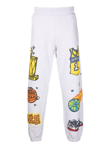 Träningsbyxor MARKET Memorabilia Sweatpants Vit | 395000527