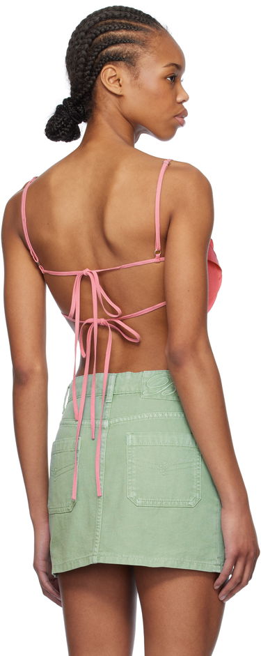 Kjol Blumarine Blumarine Rose-Effect Cami Top Grön | P522C360A, 2