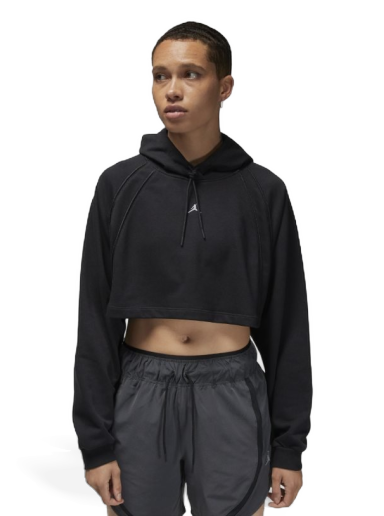 Sweatshirt Jordan Sport Cropped Sweatshirt Svart | DQ4390-010