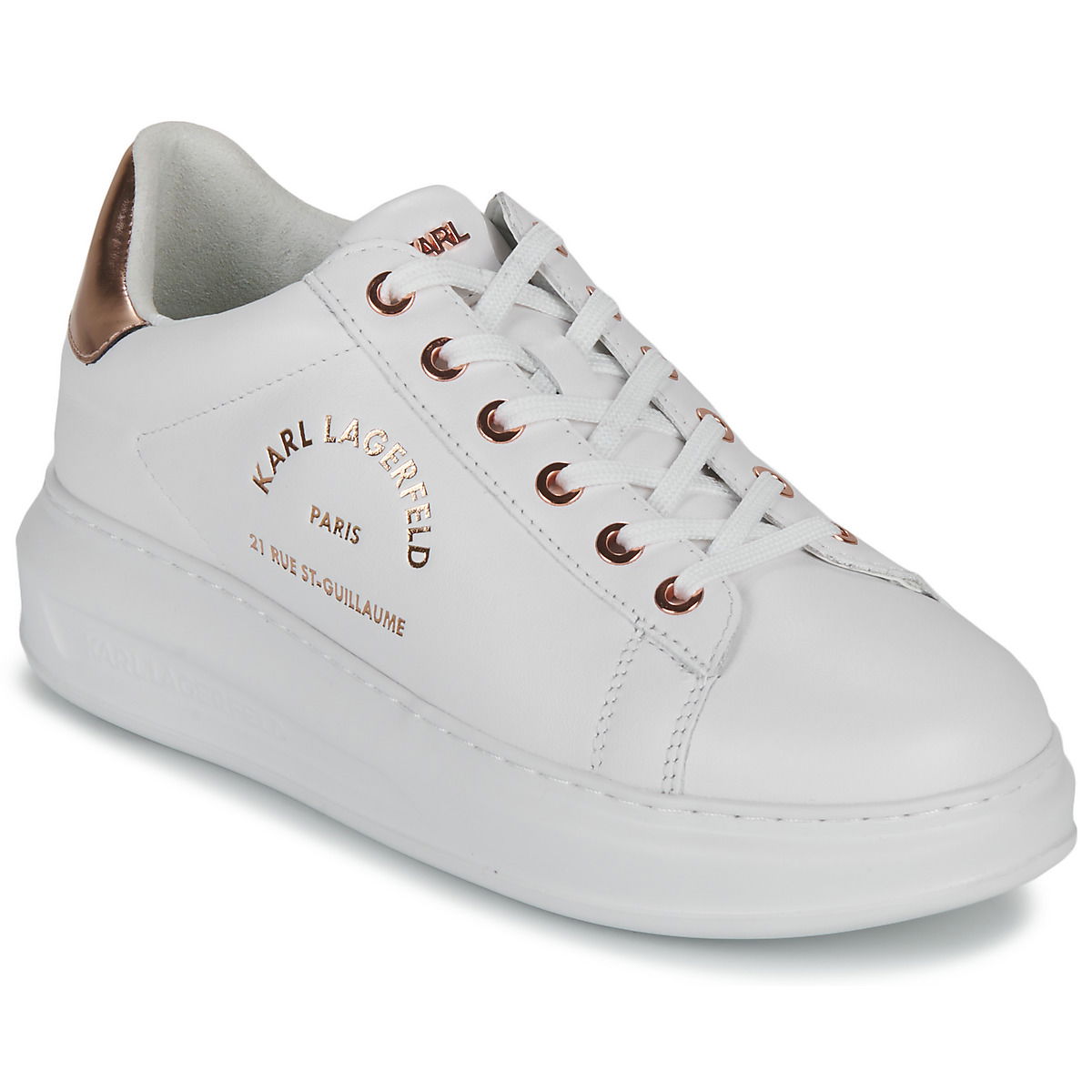 Sneakers och skor KARL LAGERFELD KAPRI Maison Karl Lace Vit | KL62538-01P, 1