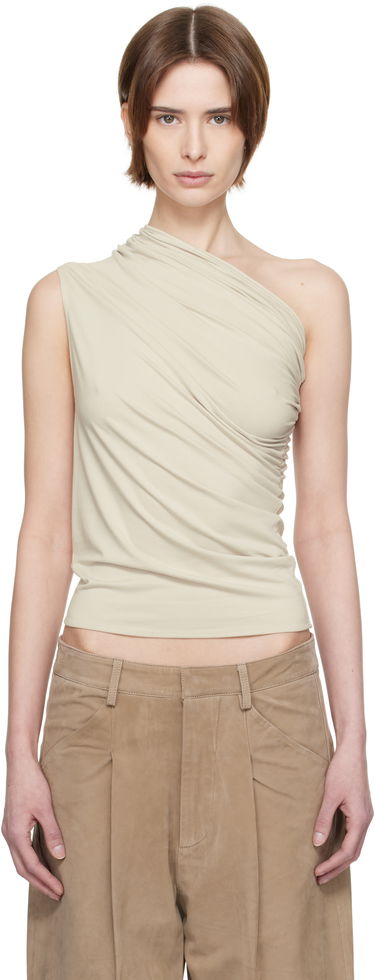 Linne Entire Studios Entire Studios Pillar One-Shoulder Top Beige | ES2515ST, 0