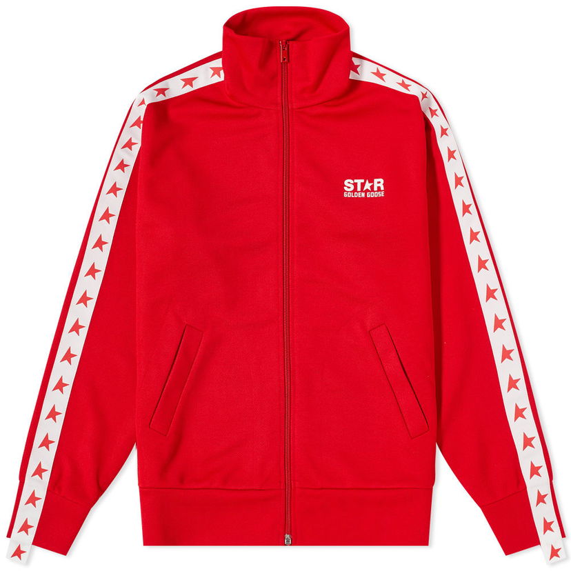 Jacka Golden Goose Golden Goose Star Zip Track Jacket Röd | GWP00875-P000520-40380