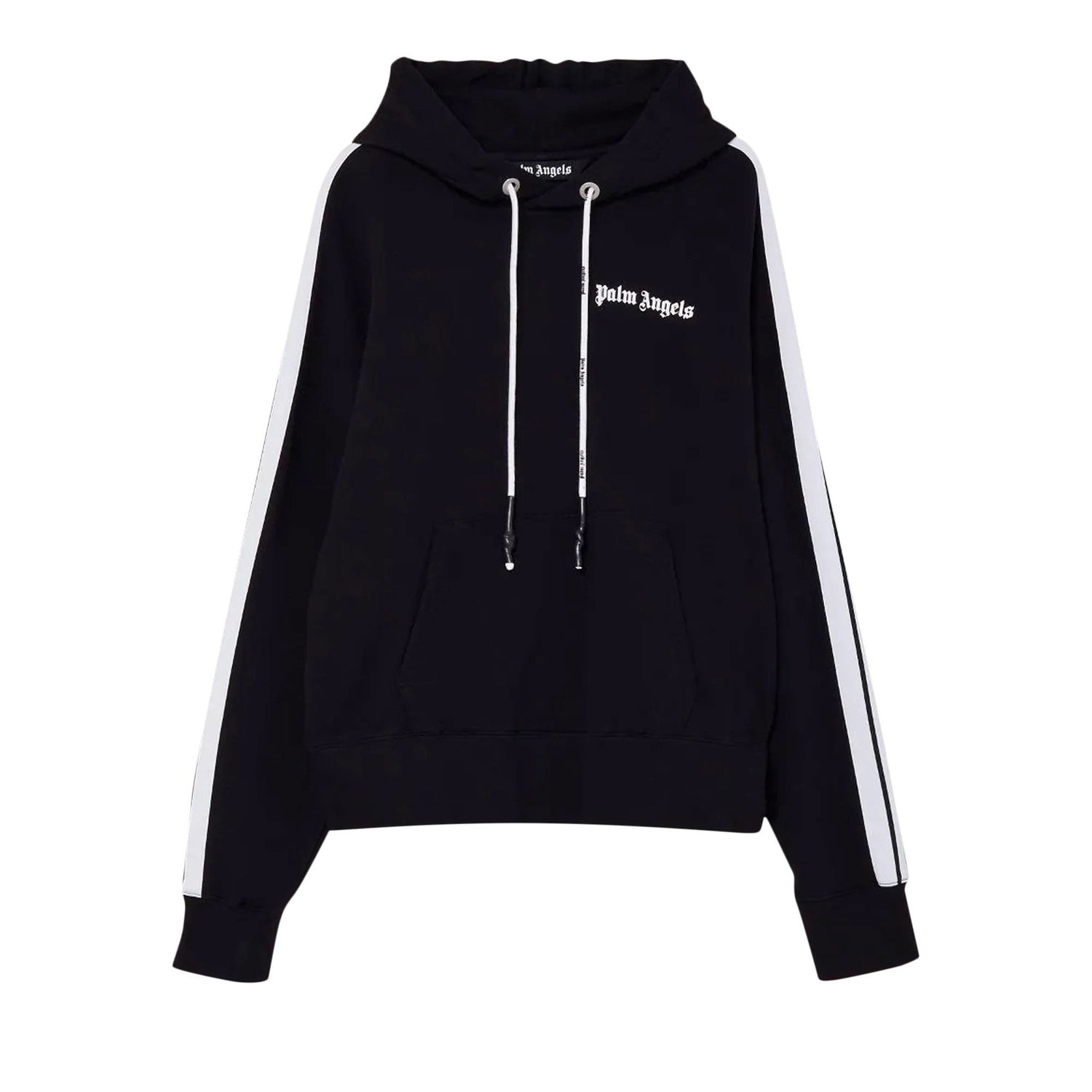 Sweatshirt Palm Angels Fleece Track Hoodie Svart | PMBB058S21FLE0091001, 1