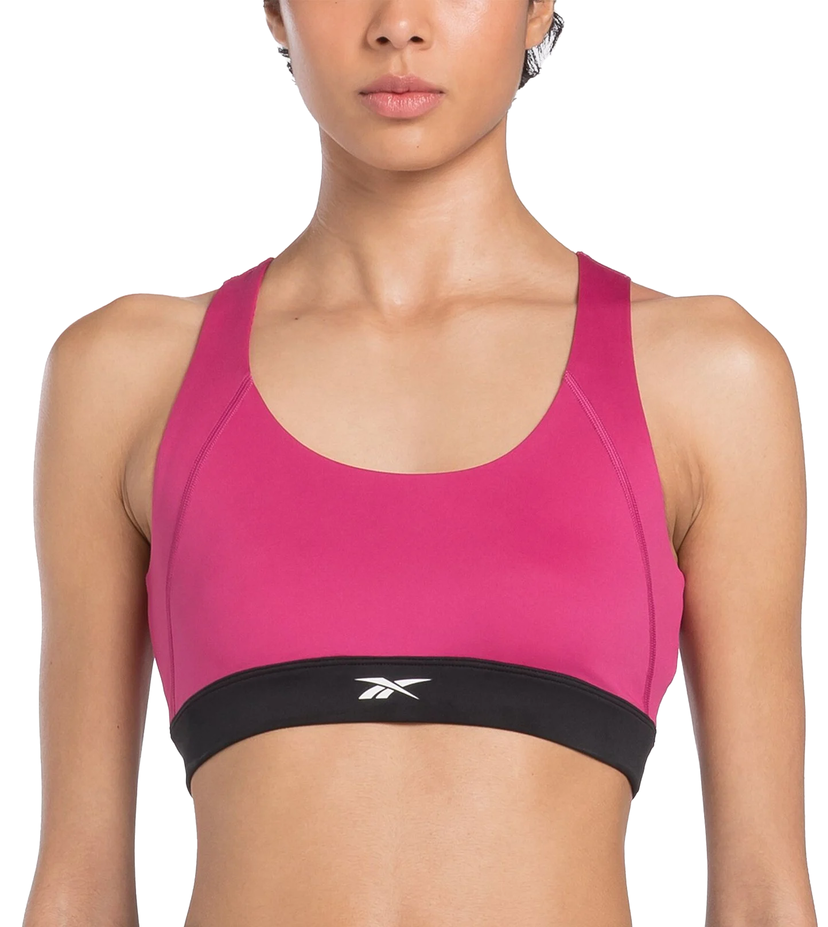 Behå Reebok Train Racer Sports Bra Rosa | 100076233