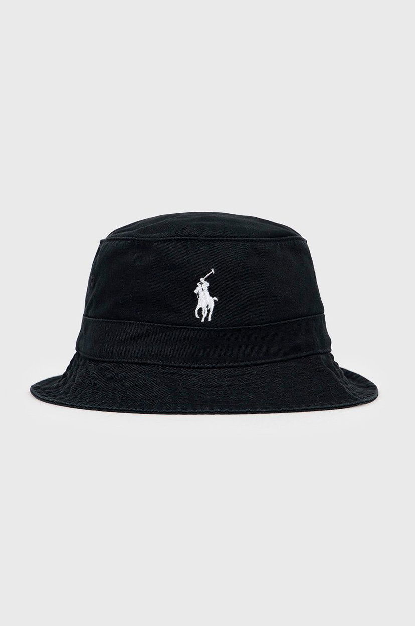 Hatt Polo by Ralph Lauren Black Bucket Hat Svart | 710798567006