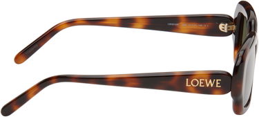 Solglasögon Loewe Loewe Rectangular Slim Sunglasses Brun | LW40158I@5152N 192337200236, 1