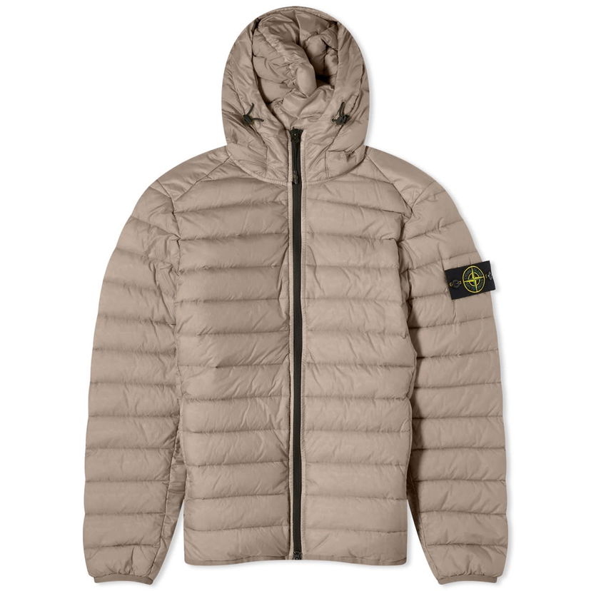 Jacka Stone Island Lightweight Hooded Down Jacket Grå | 801540124-V0092