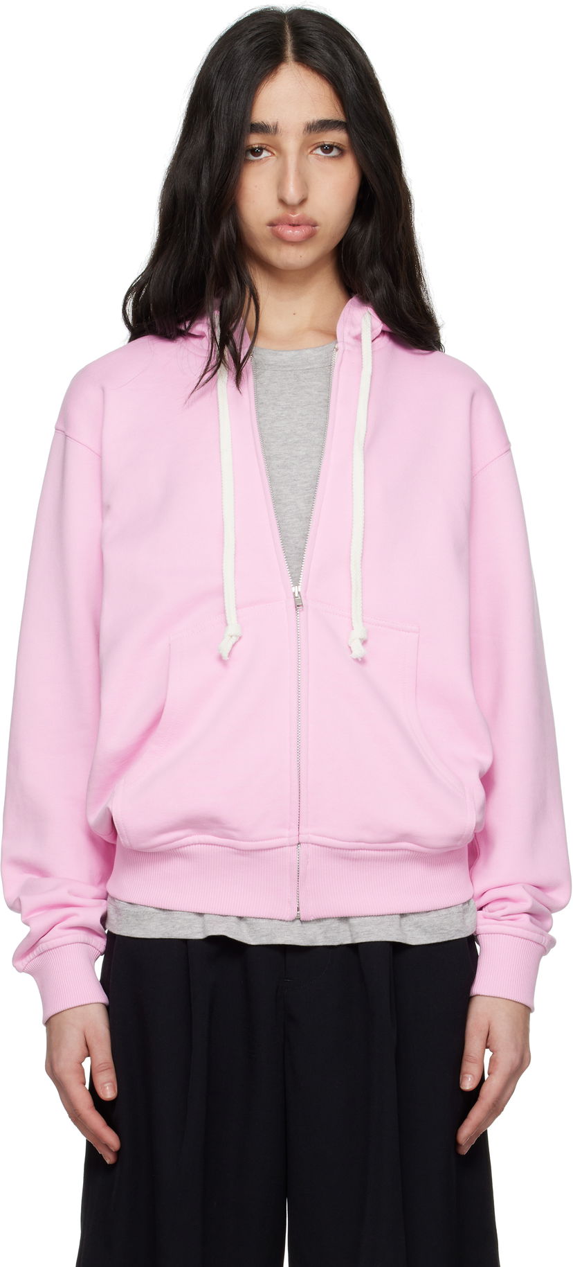 Sweatshirt Comme des Garçons Comme des Garçons Shirt Zip Hoodie Rosa | FO-T018-051