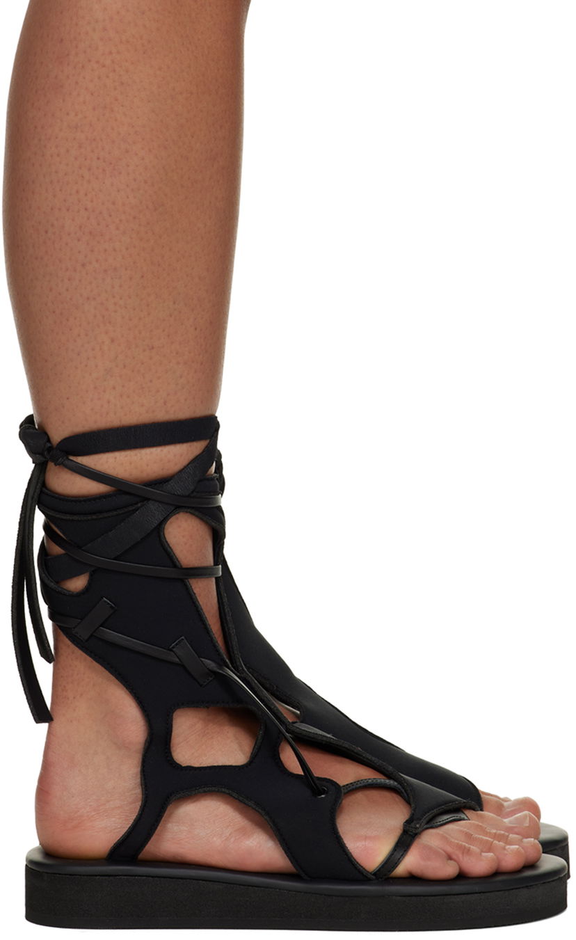Tillbehör Ottolinger Ottolinger Strappy Flat Sandals Svart | 3100403