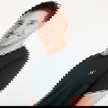 T-shirt Fred Perry Fred Perry Twin Tipped T-Shirt Grön | M1588V T50, 4