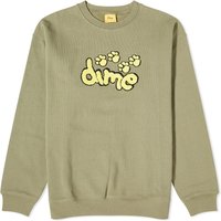 Sweater Dime Pawz Chenille Crewneck Grön | DIME23D2F14GRN, 1