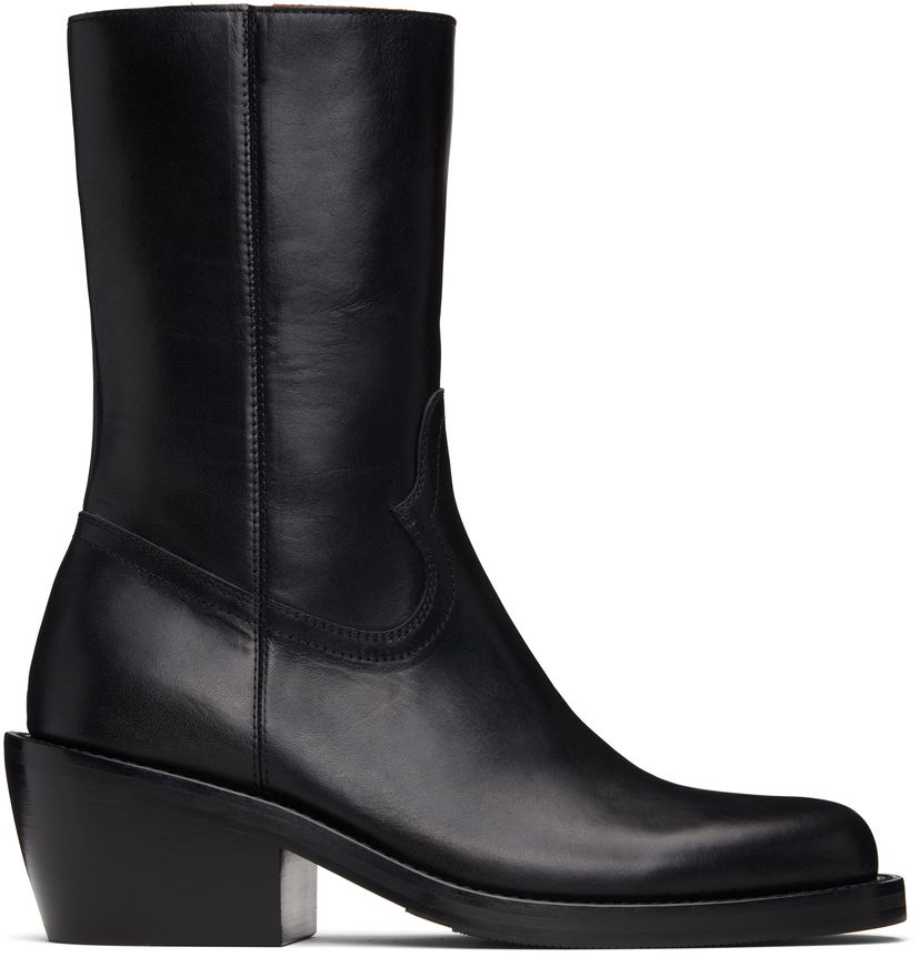 Sneakers och skor Dries Van Noten Dries Van Noten Zip Boots Svart | 252-021706-102