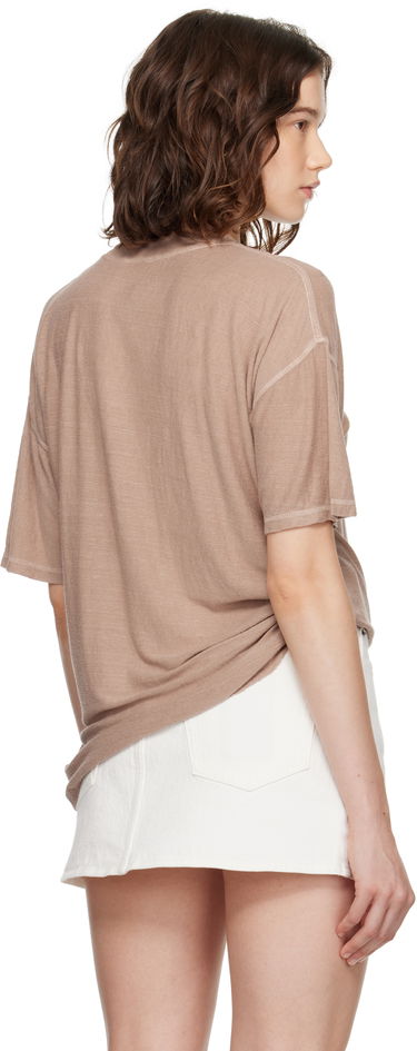 T-shirt Ksubi Ksubi Reverse It Oh G S/S T-Shirt Brun | WPF25TE022, 2