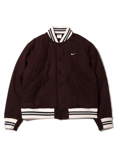 Jacka Nike Sportswear Authentics Varsity Jacket Bourgogne | DQ5011-203