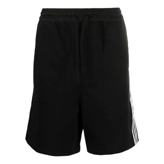 Shorts adidas Originals Y-3 3-Stripes Terry Shorts Svart | H16336, 0