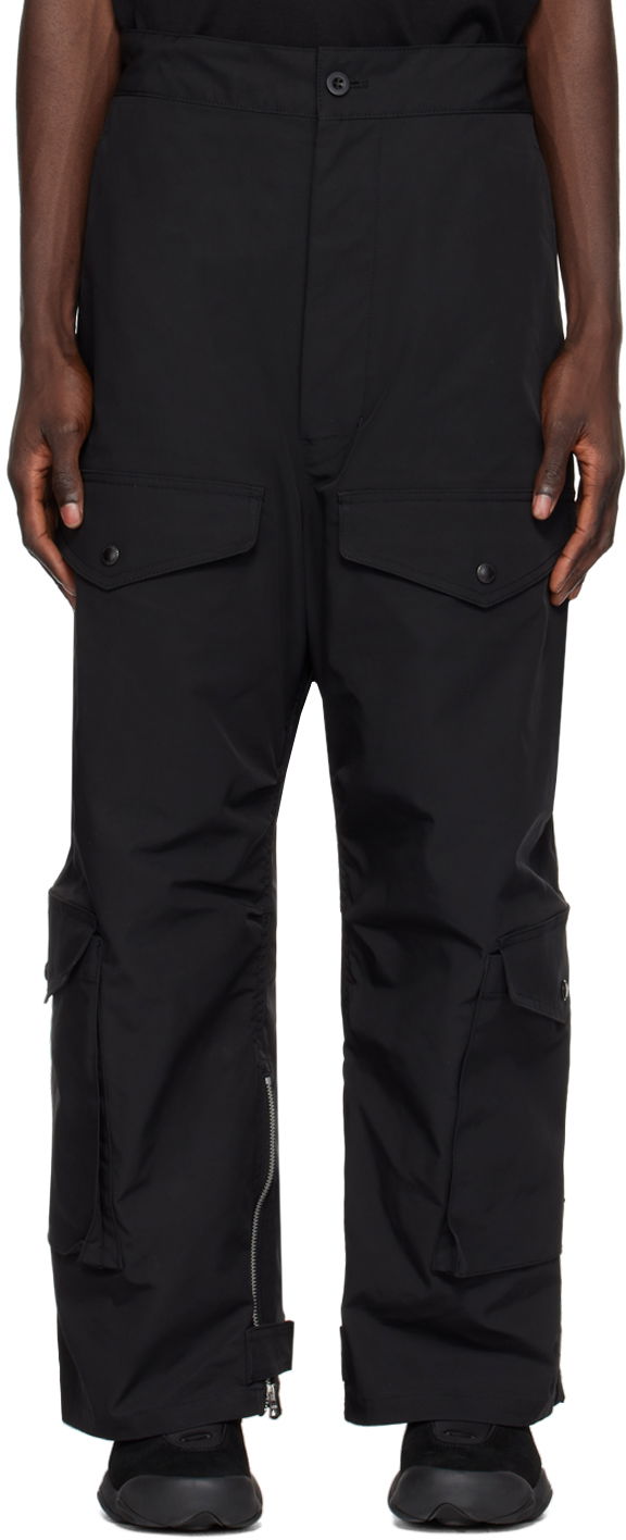 Cargo byxor Junya Watanabe Velcro Tab Cargo Pants Svart | WM-P007-051
