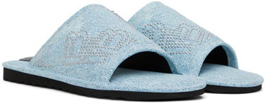 Tillbehör BY FAR BY FAR Ari Stud Slides Blå | 23CRARSDNMSTD, 3