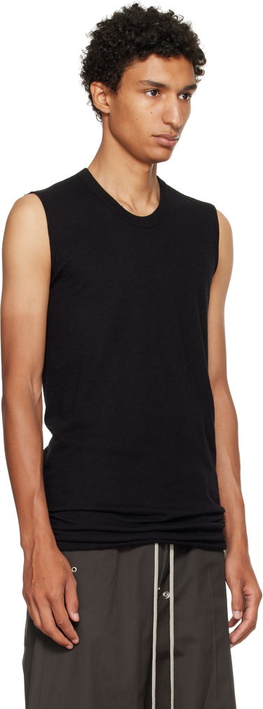 Linne Rick Owens Rick Owens Concordians Basic Tank Top Svart | RU02E1151 JR, 1