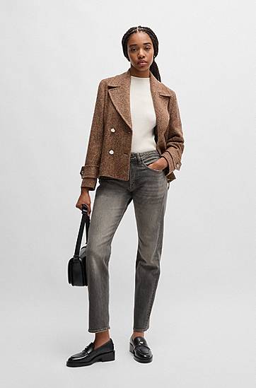 Jeans BOSS Stretch Denim Jeans Grå | 50524680, 1