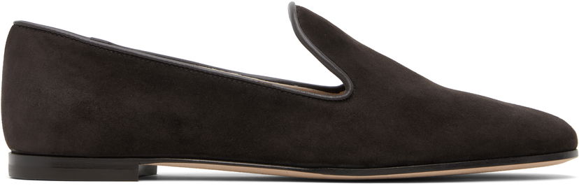 Sneakers och skor Gianvito Rossi Gianvito Rossi Suede Loafers Svart | G25332-05CUO-XCN