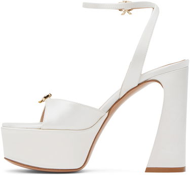 Sneakers och skor Gianvito Rossi Gianvito Rossi Maddy Platform Heeled Sandals Vit | G32239.70RIC.RAS, 2