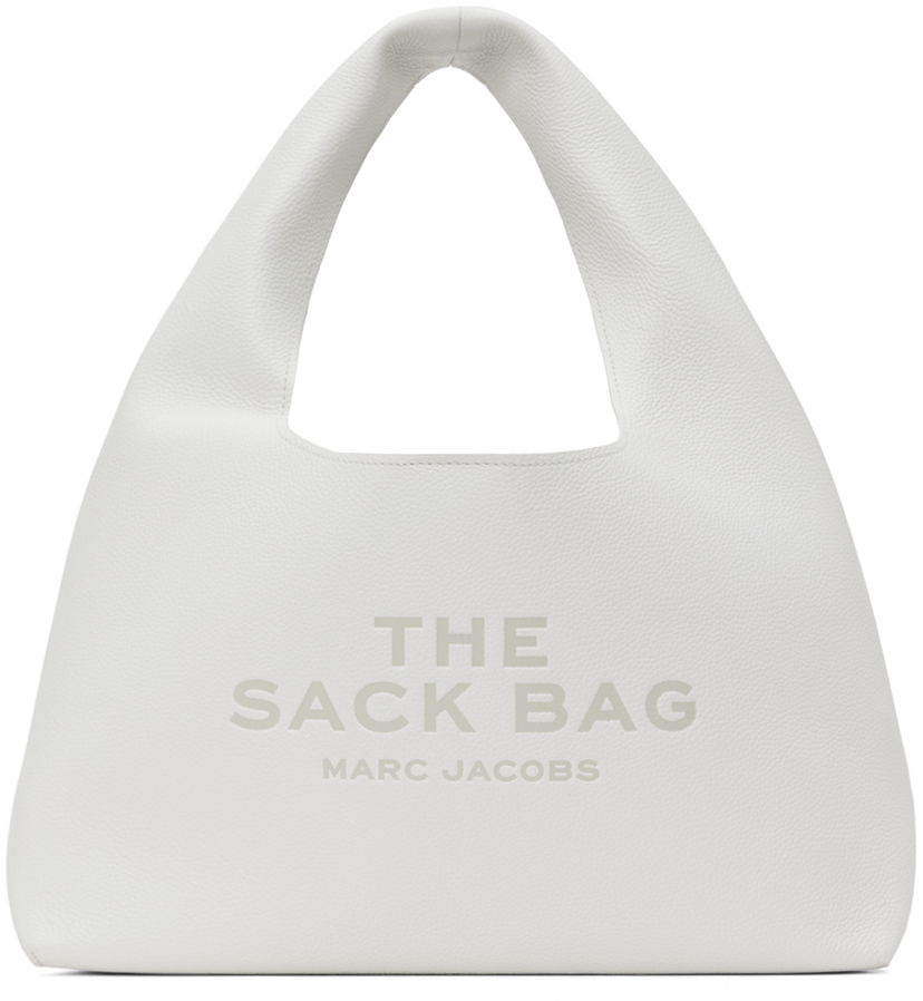 Tygpåse Marc Jacobs Marc Jacobs 'The Sack Bag' Tote Vit | 2R3HSH058H02