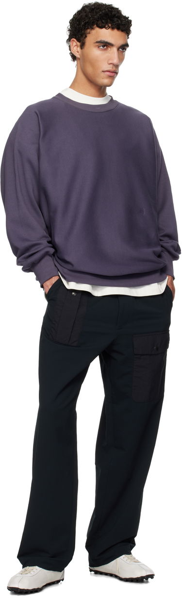 Sweatshirt NANAMICA nanamica Crew Neck Sweatshirt Purpur | S25SH011U, 3