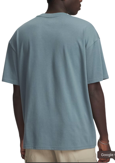 T-shirt Under Armour Heavyweight Oversized Branded Short Sleeve T-Shirt Blå | 1389146-587, 2