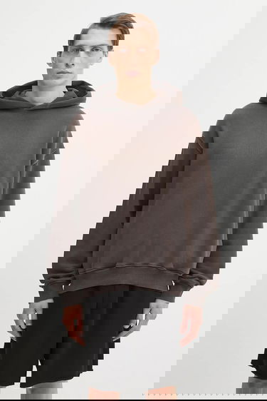 Sweatshirt Helmut Lang Helmut Lang Hooded Sweatshirt Brun | P05HM502, 0