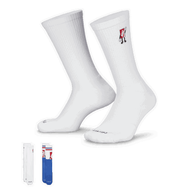 Strumpor Nike Everyday Plus 2 pairs Vit | FB3273-901, 0