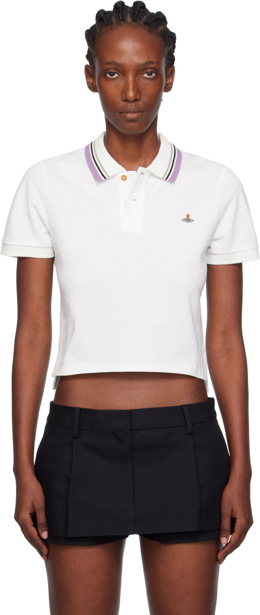 Polotröja Vivienne Westwood Vivienne Westwood Mini Classic Polo Vit | 1H010003-J0009-