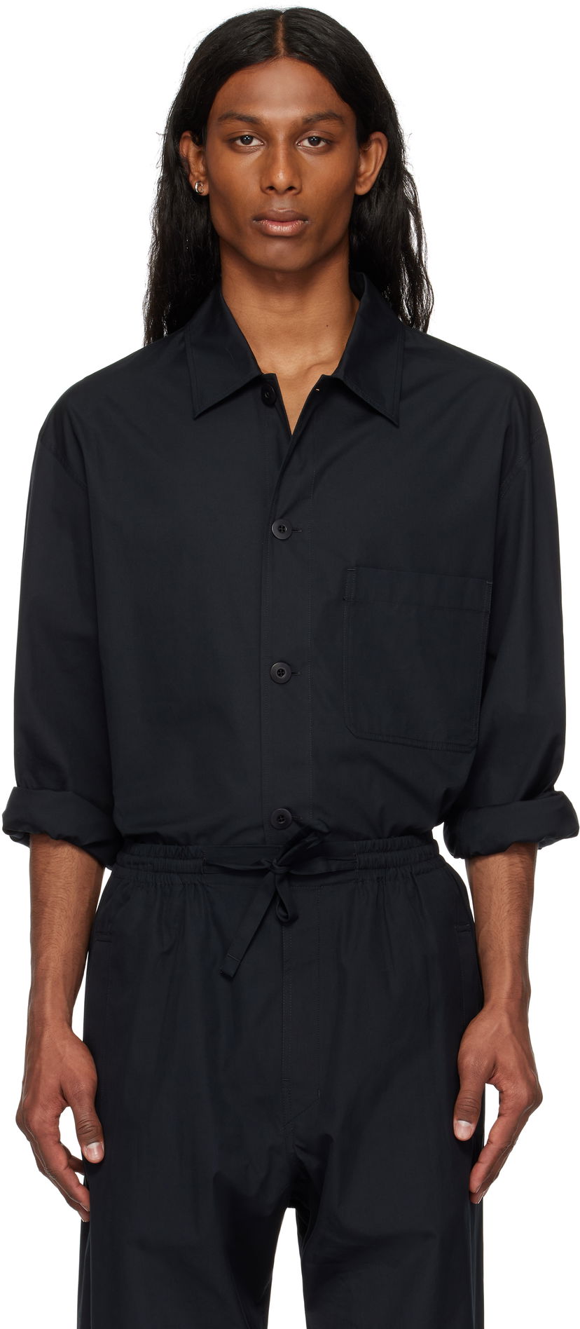 Jumpsuit LEMAIRE Lemaire Pyjama Shirt Svart | SH1177 LF839