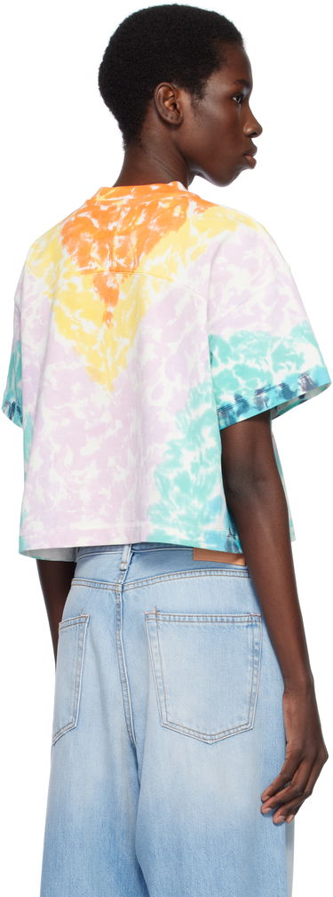 Crop top Casablanca Casablanca Surf Trip Tie-Dye Cropped T-Shirt Flerfärgad | WS25-JTS-037-01, 2