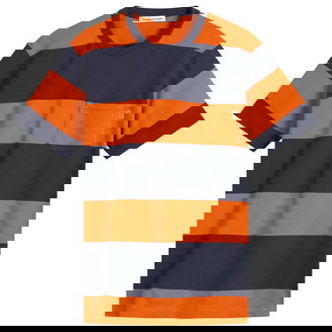 T-shirt YMC YMC Wild Ones Block Stripe T-Shirt Orange | P6ZAM-40, 1