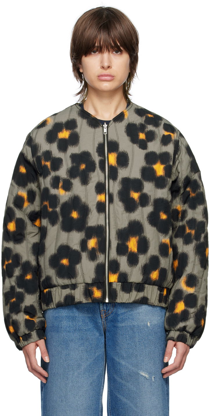 Bomberjacka KENZO Paris Hana Leopard Reversible Bomber Svart | FD55BL1329ND, 0