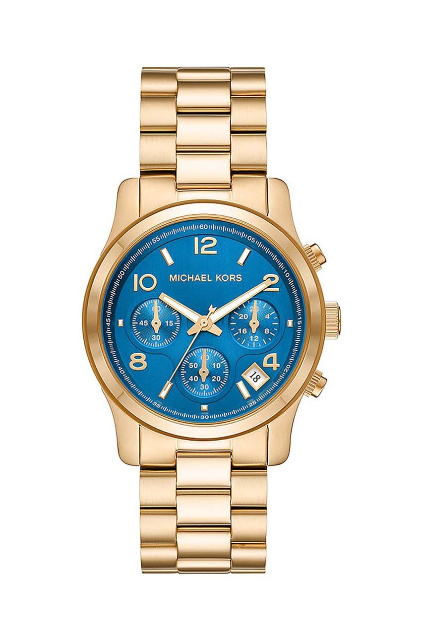 Klocka Michael Kors Runway Chronograph Watch Metallisk | MK7353, 0