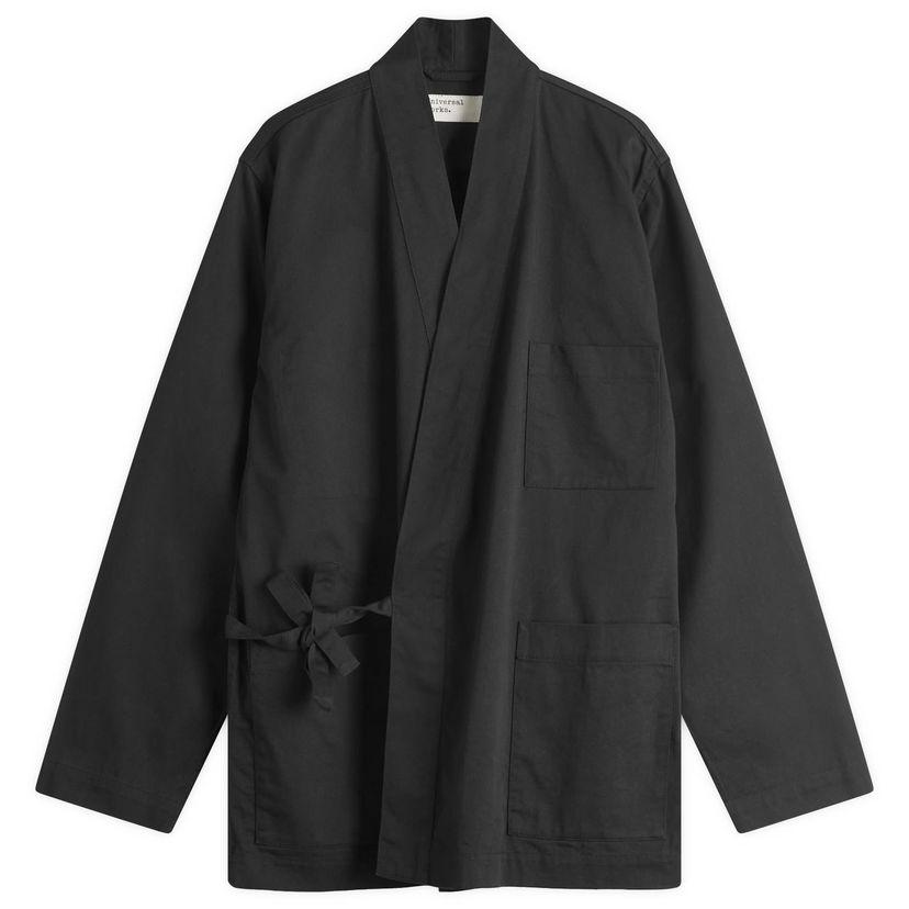 Jacka Universal Works Kyoto Work Jacket, Size Small Svart | 00115-BLK