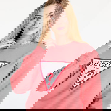 Sweatshirt GUESS GUESS Original Fleece Sweatshirt Rosa | W2YQ16KBA11-A60R, 1