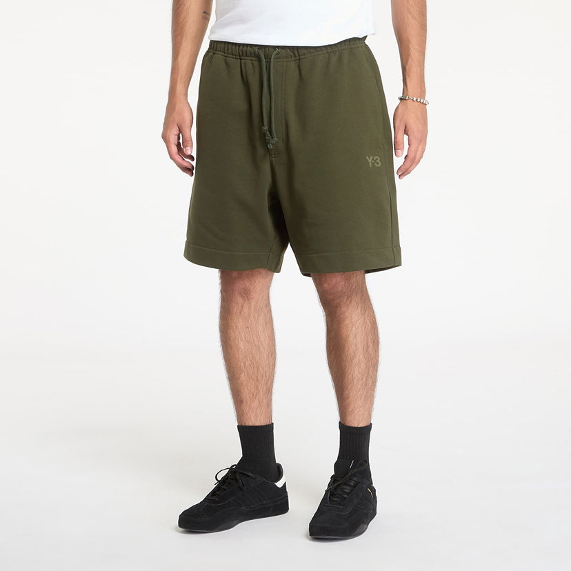Shorts Y-3 Brushed Terry Shorts Night Cargo Grön | JJ4397