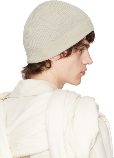 Mössa Rick Owens Rick Owens Hollywood Ribbed Beanie Grön | RU01E5495 RIBWS, 4
